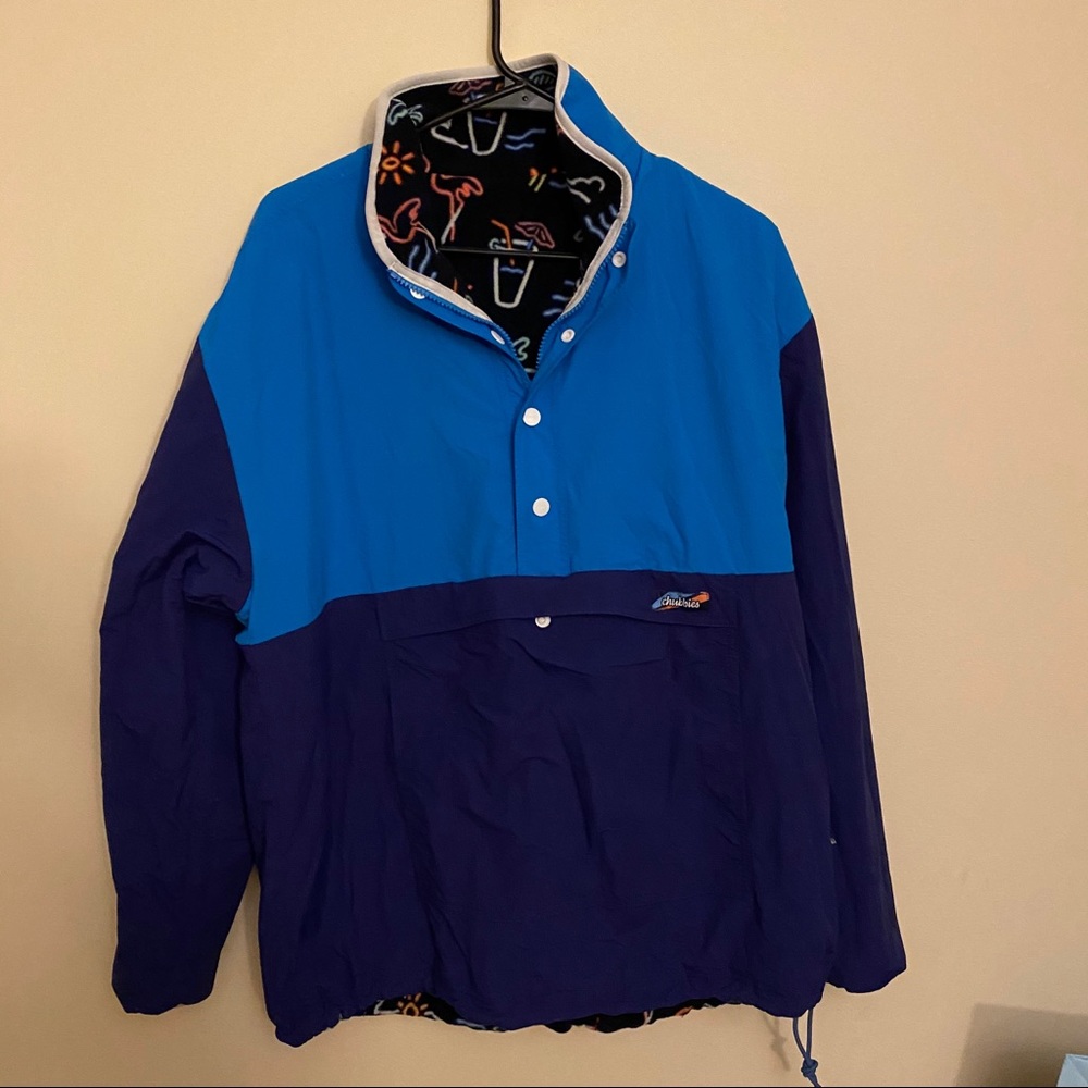 BARELY WORN 🔥 Chubbies Reversible Fleece Jacket